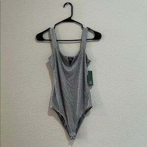 Wild Fable Silver Shapewear Bodysuit